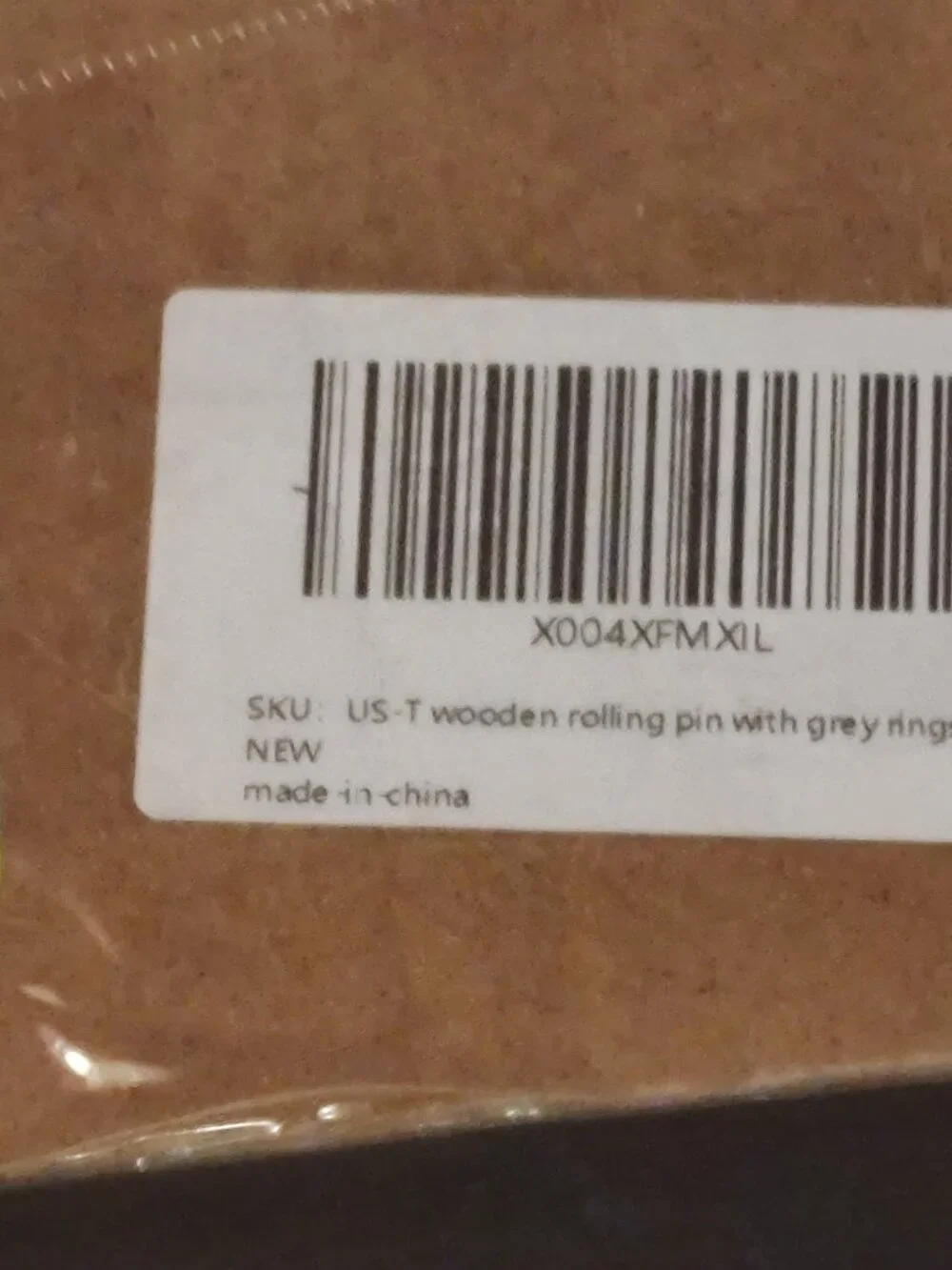 LPN - US-T Kitchen Wooden Rolling Pin with Grey Rings